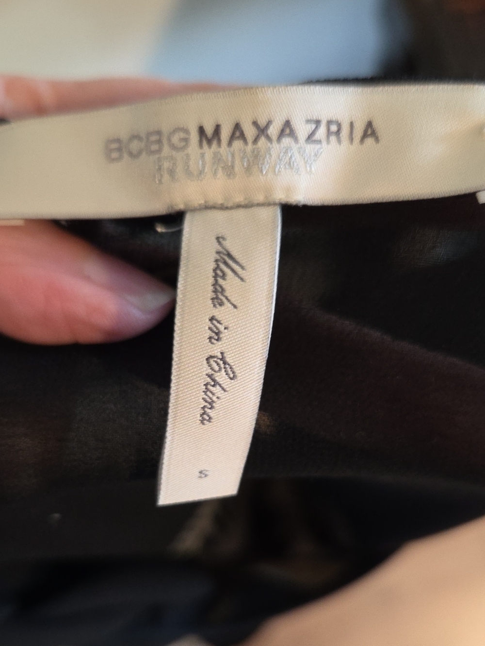BCBG MAXAZRIA "Caterina" Runway Silk print pleated midi dress Sz S - Picture 12 of 15